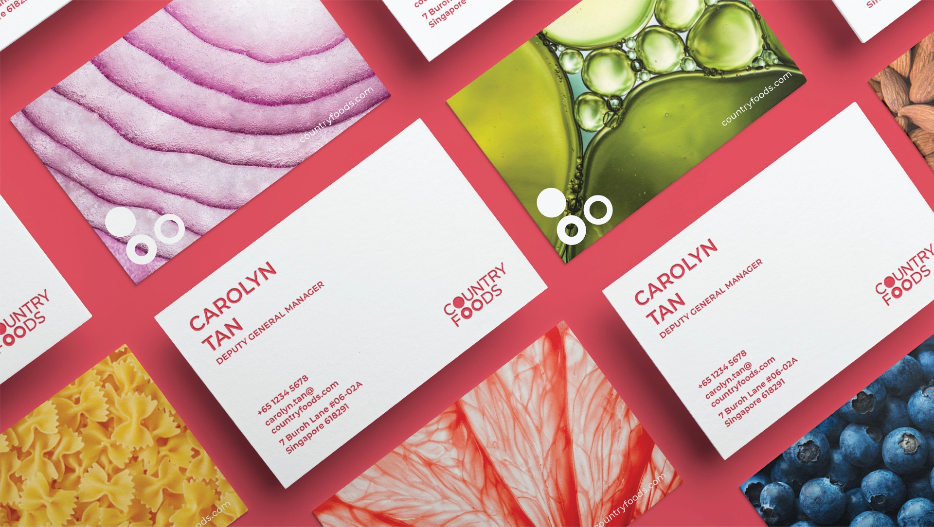Country Foods business cards