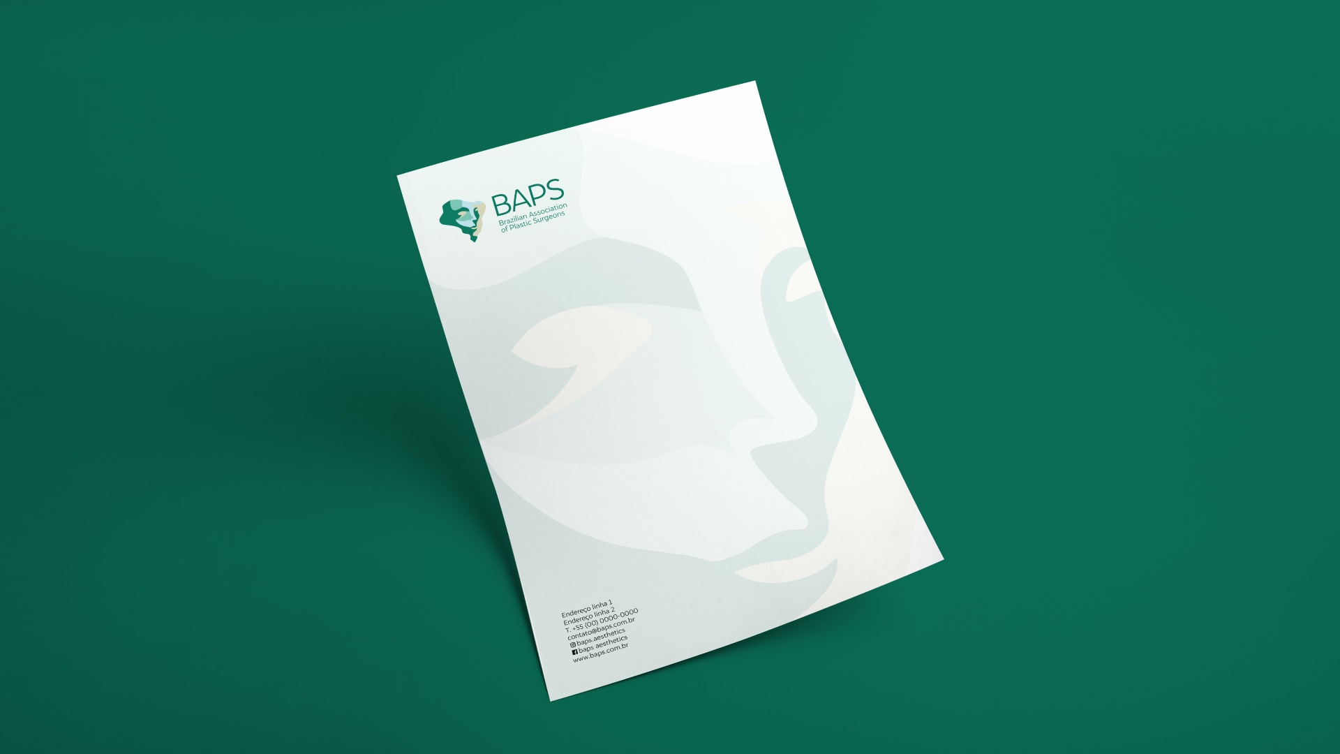 BAPS A4 letterhead