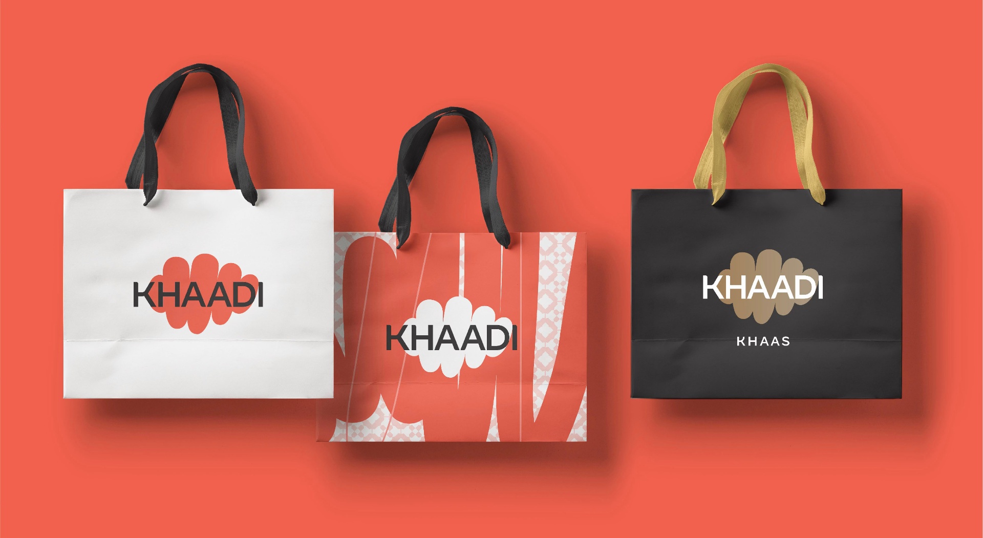 Khaadi shopping bags