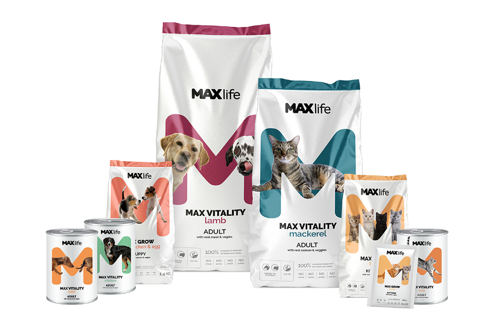 MaxLife packaging lineup