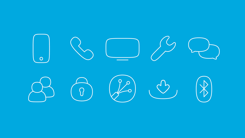 Movistar icon system