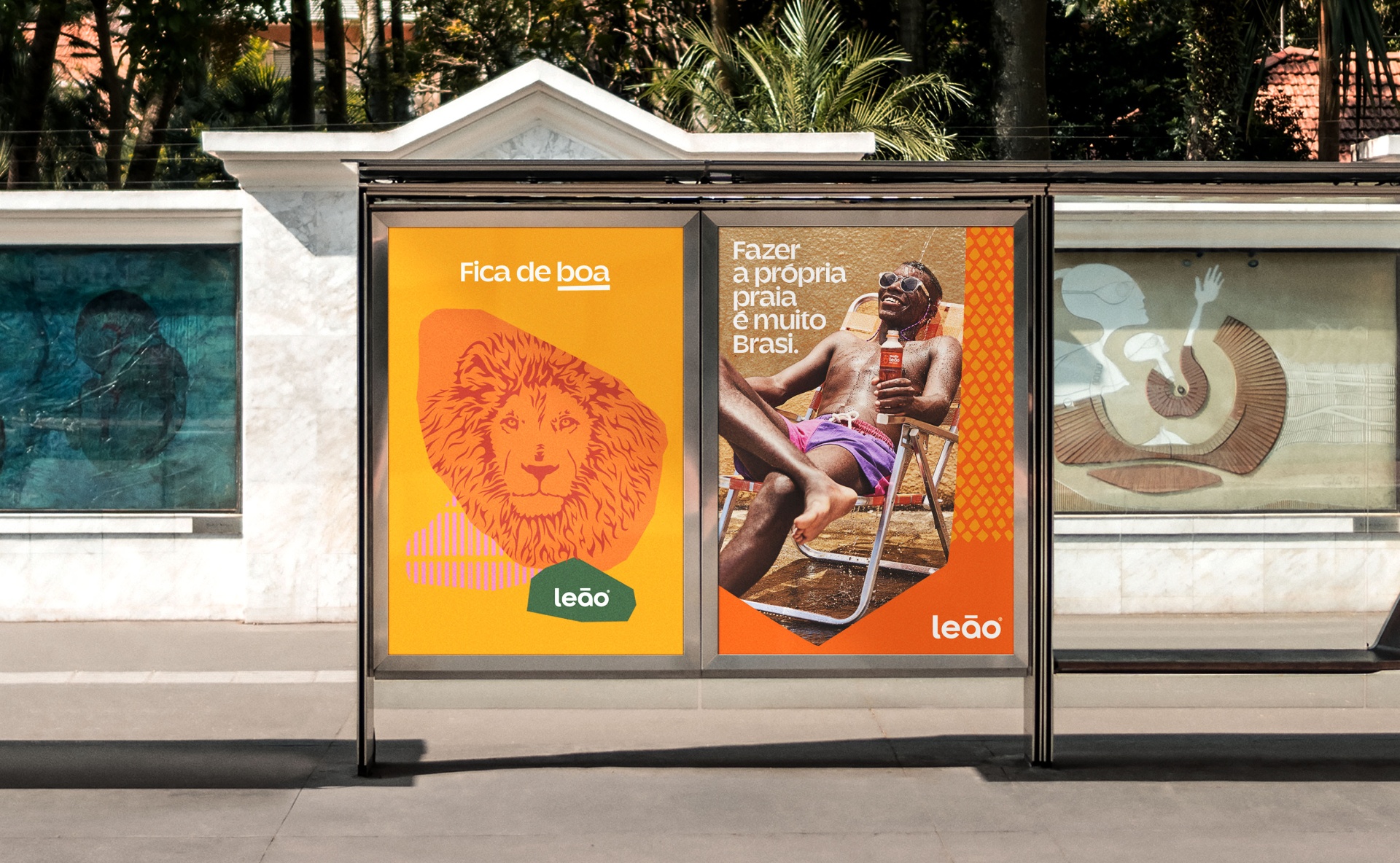 Leão bus shelter