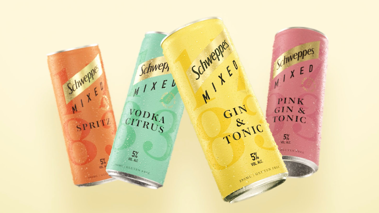 Schweppes Mixed cans